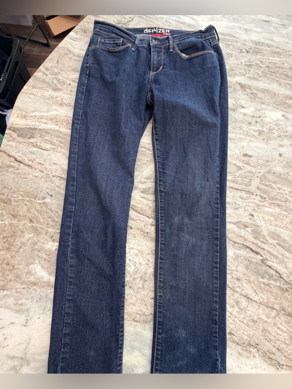 dENiZEN Levi’s Curvy Skinny Jeans Size 10 Dark Wash Stretch Denim